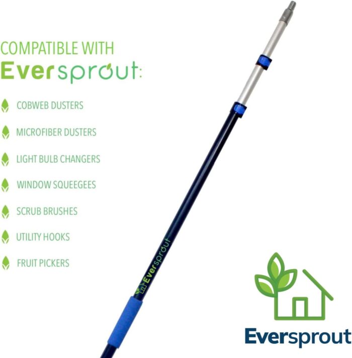 EVERSPROUT Telescoping Boat Hook | Floats, Scratch-Resistant, Sturdy Design | Durable & Lightweight, 3-Stage Anodized Aluminum Pole | Threaded End for Boating Accessories - Image 9