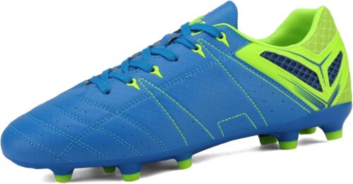 DREAM PAIRS Mens Sport Flexible Athletic Lace Up Light Weight Outdoor Cleats Football Soccer Shoes