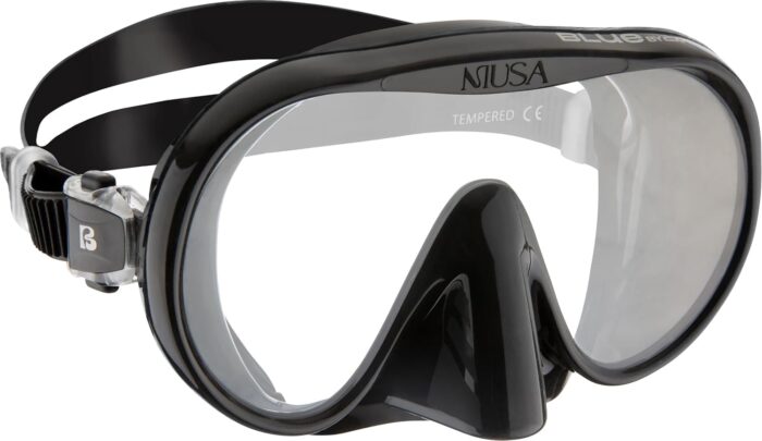 Cressi Adult Wide View Single Lens Comfortable Snorkeling Mask & Dry Snorkel - Musa & Scilla: Made in Italy - Image 3