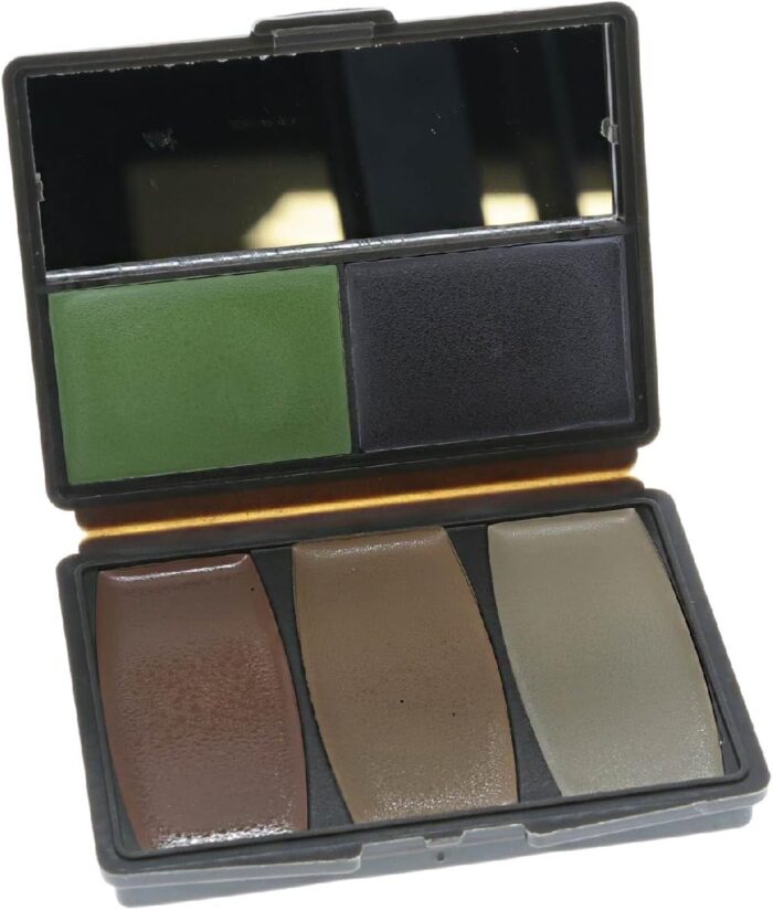 Hunters Specialties Camo-Compac 3/4/5 Color Makeup Kit - Pocket Size Long-Lasting Easy-to-Use Concealment Makeup for Hunting - Image 2
