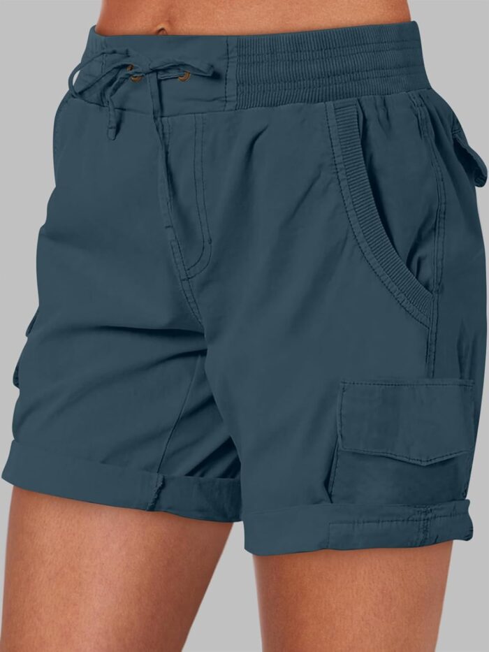 ANRABESS Womens Summer Shorts 2025 Dressy Casual Hiking Cargo Shorts Trendy Outdoor Outfits 6 Pockets - Image 2
