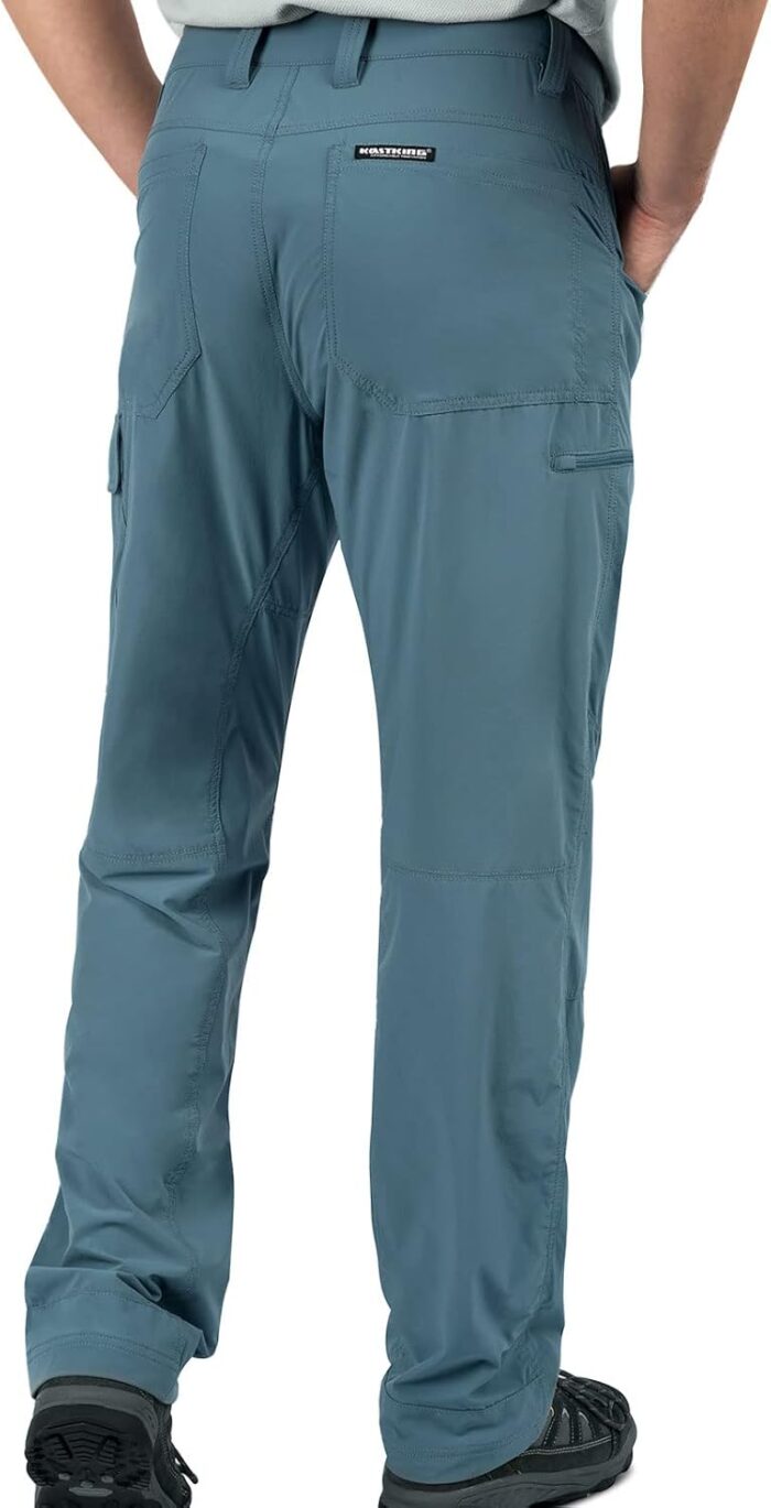 KastKing Wind Crest Fishing Hiking Pants, Water Repellent Lightweight Mens Travel Climbing Pants, UPF 50+ Stretch Material - Image 2