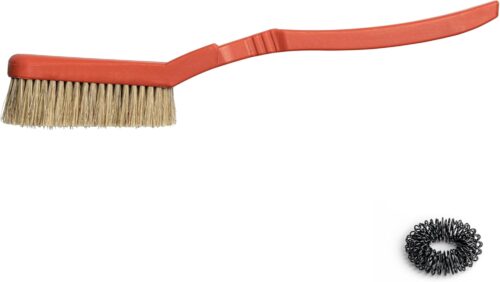 Rock Climbing & Bouldering Brush, Ergonomic, High Density Wild Boar's Thick Hair Bristles, 100% Recyclable, Strong Outdoor & Indoor Free Spiky Ring