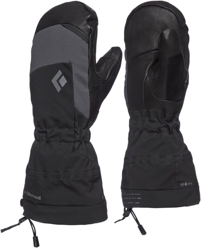 BLACK DIAMOND Men's Mercury Mitts Waterproof Cold Weather Snow Mittens for Skiing, Mountaineering, and Snowboarding