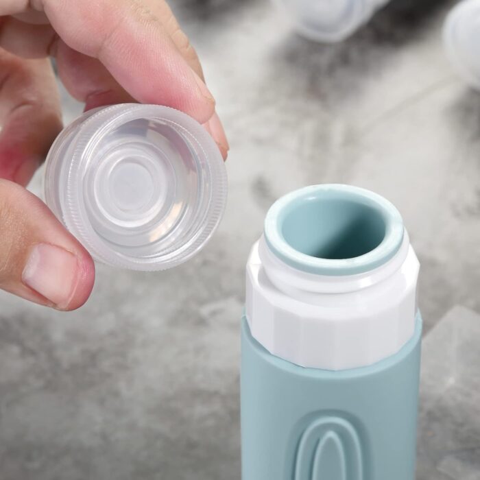 Travel Bottles for Toiletries, Tsa Approved 3oz Travel Size Containers BPA Free Leak Proof Refillable Liquid Silicone Squeezable Travel Accessories for Shampoo Conditioner Lotion (4 Pack) - Image 2