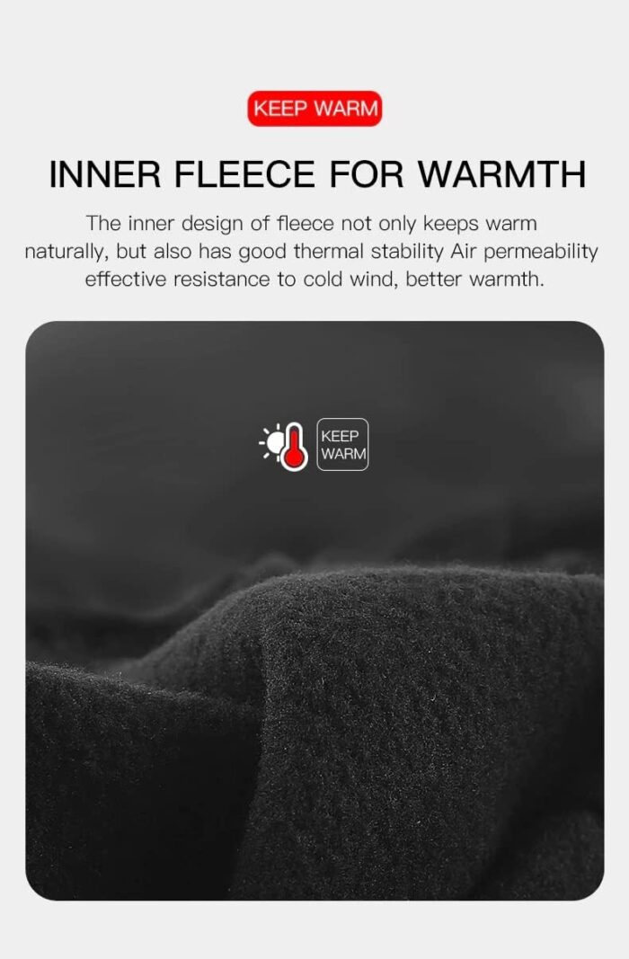 Winter Gloves Touch Screen Anti Slip Warm Gloves Windproof Thermal Sports Cycling Glove - Image 5