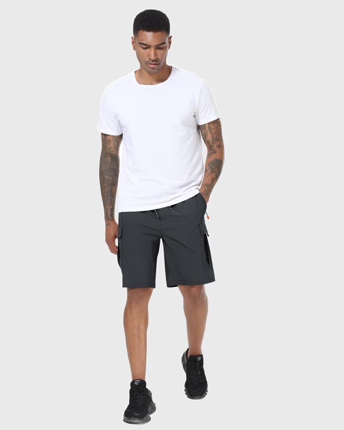 Men's Cargo Shorts Quick Dry Lightweight Stretch Hiking Shorts for Men with 5 Pockets No Lining - Image 3