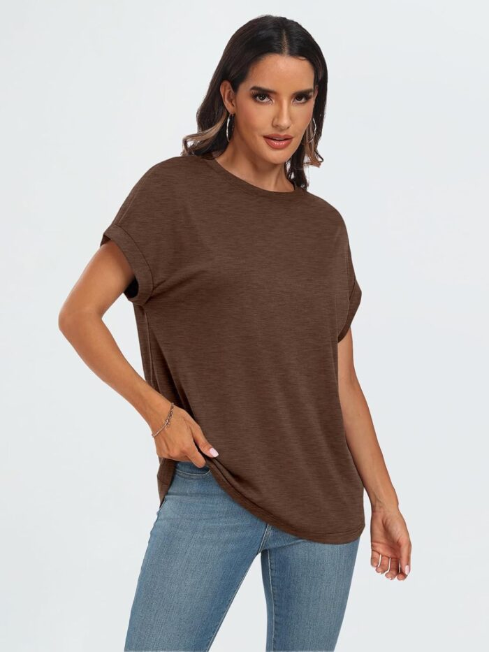 AUTOMET Womens Summer Tops Oversized Short Sleeve Business Casual T Shirts Trendy Fashion Clothes Spring Outfits 2025 - Image 3