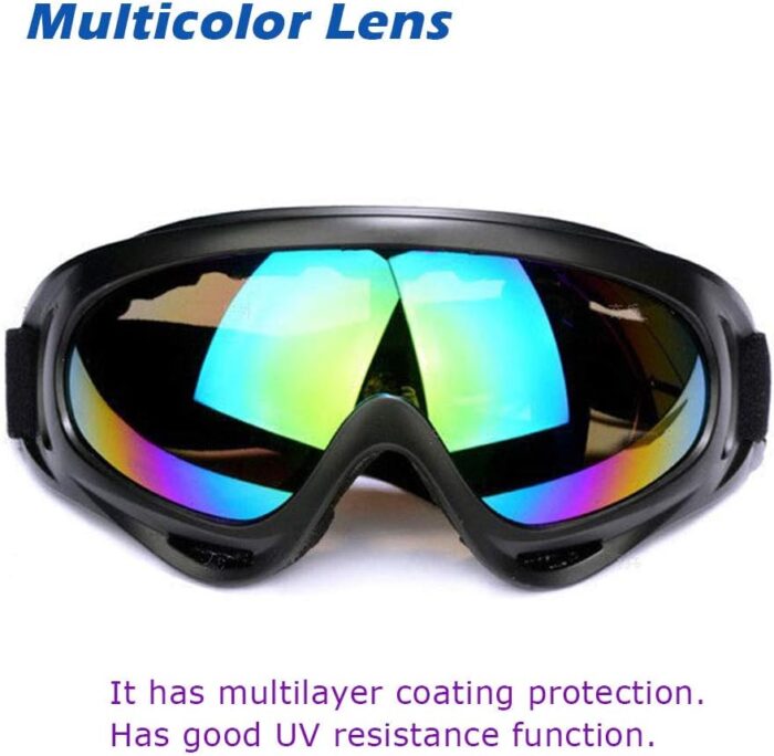 Anti-Glare Lenses-Ski Goggles Winter Sport Snowboard Goggles with UV 400 Protection - Image 2