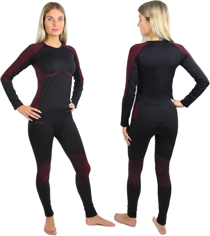 Functional Wear Thermal Underwear Woman Ski Breathable Warm Base Layer Cold Weather Set Long Johns Top Bottom - Image 5