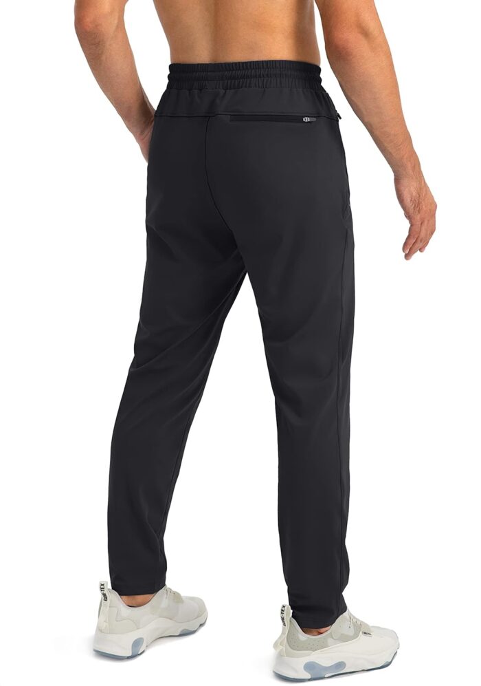 G Gradual Men's Sweatpants with Zipper Pockets Tapered Joggers for Men Athletic Pants for Workout, Jogging, Running - Image 3