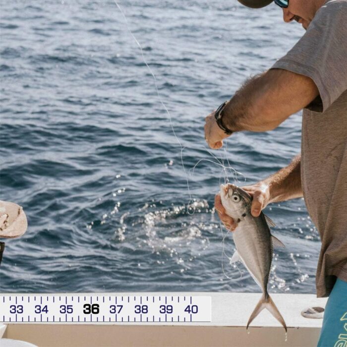 Adhesive Fish Ruler - 40 Inch Measuring Tape for Fishing Boat, Kayak, Cooler, Workbench - Waterproof Sticker - Image 5