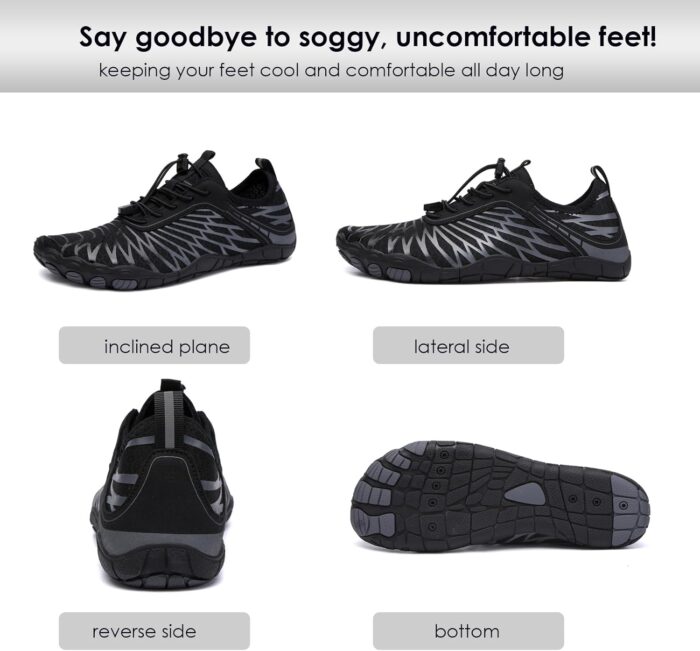 Hike Barefoot Shoes Breathable Non-Slip Athletic Footwear Wide Toe Water Shoes for Women & Men - Image 5