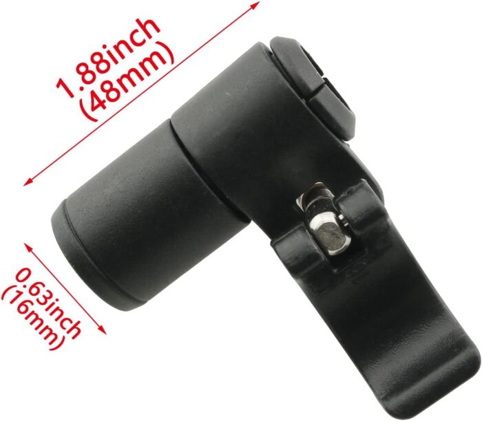 2PCS 16mm Outdoor Trekking Pole Flip Lock Replacement, Walking Climbing Mountaineering Hiking Walking Pole Accessories, Stick Universal Accessories for Backpacking - Image 2