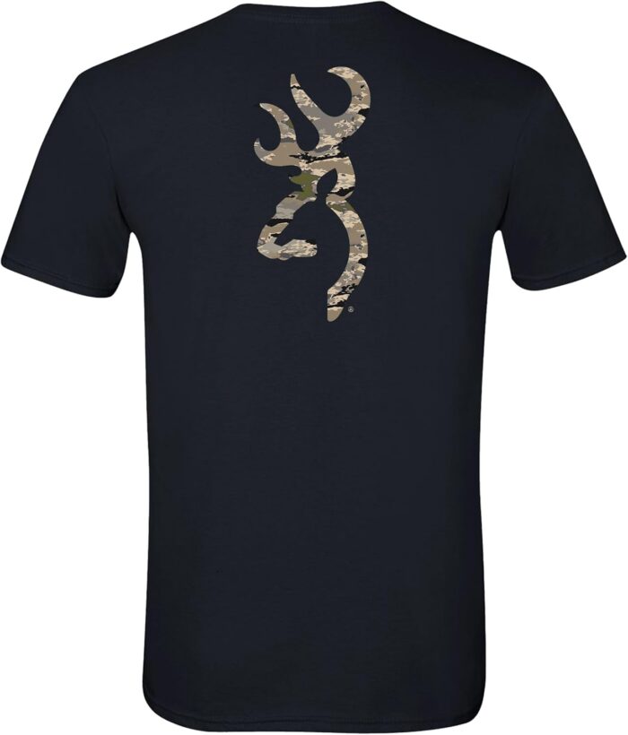Browning Men's Buckmark T-Shirt, Hunting & Outdoors Short Sleeve Graphic Tees - Image 2