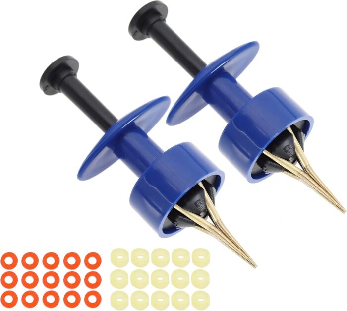 The Lord of the Tools 2PCS Pellet Banding Tools Bait Bander Carp Fishing Accessories Coarse Fishing Terminal Tackle with 300PCS 4mm & 300PCS 3mm Bait Bands