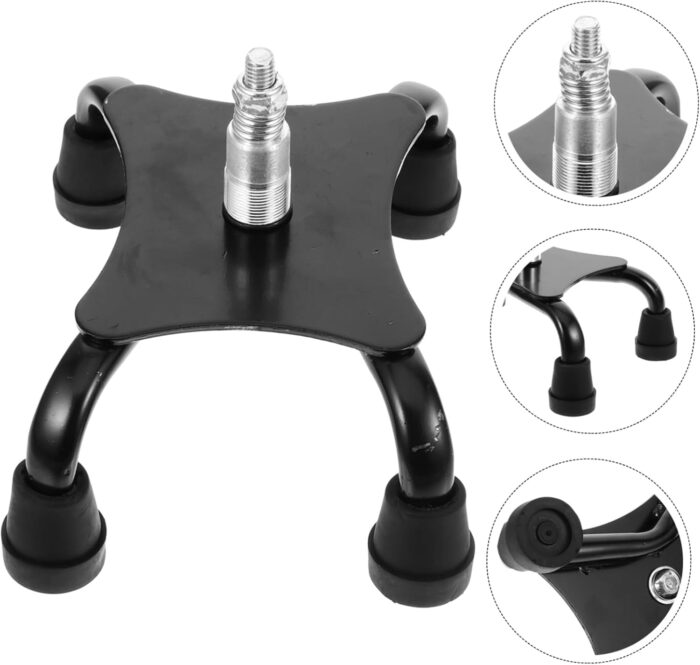 Walking Cane Tips Disabled People Utensil Quad Cane Tip Cane Foot Pad Snowshoeing Mountaineering Accessory - Image 5