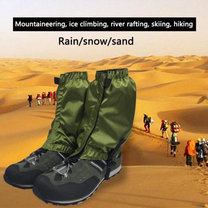 Leg Gaiter Waterproof Anti-Tear Ankle Gaiters Outdoor Hiking Walking Climbing Hunting Snow Legging Gaiters - Image 7