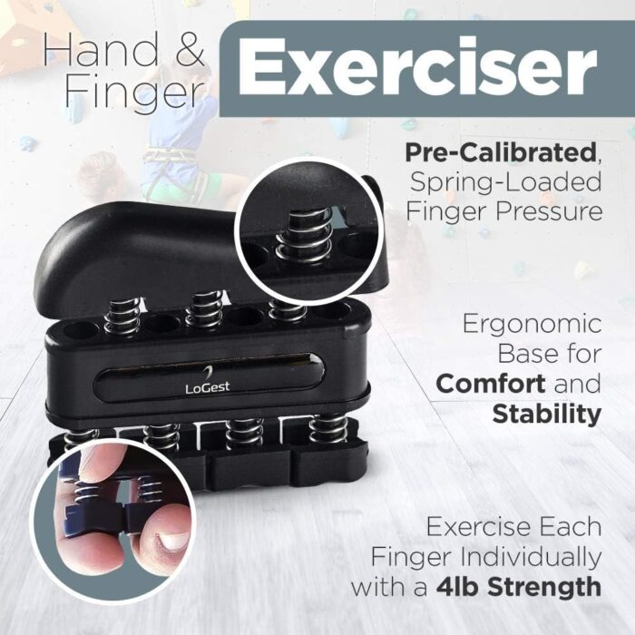 Finger Strengthener - Finger Exerciser for Forearm and Hand Strengthener - Hand Grip Workout Equipment for Musician, Rock Climbing and Therapy - Image 4