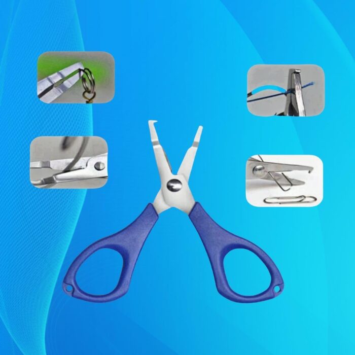 8 Pcs Pocketable Fishing Tool Kit, Foldable Fishing Knife Fishing Pliers Scissors Fish Lip Gripper Hook Remover Sharpener Sheath Lanyard, Aboda Fresh & Saltwater Fishing Tools Fishing Gifts - Image 5