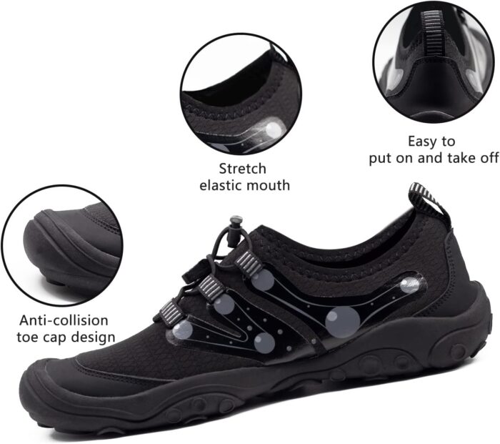 Womens Mens Water Shoes Barefoot Quick Dry Aqua Sports Shoes for Pool Beach Surfing Walking Kayaking - Image 4