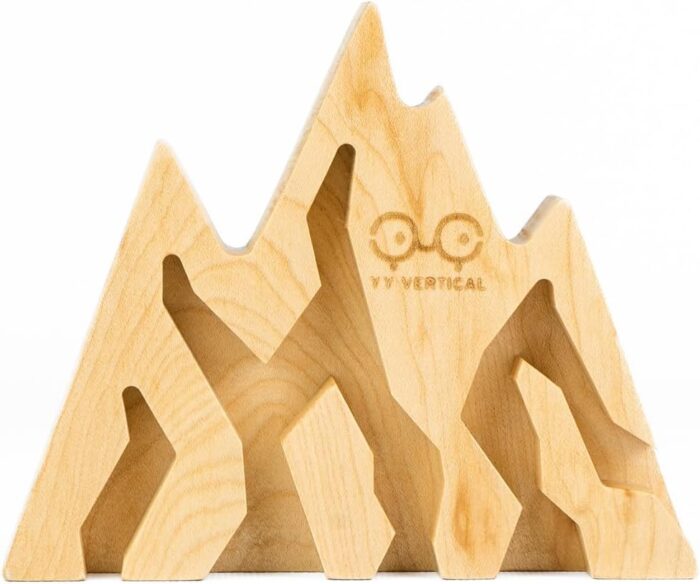 Mountain Decor Keyholder in Wood Wall Decor Ideal Gifts for Mountain Climbers 4 Key Rings Included Perfect for Mountain Lovers - Image 2