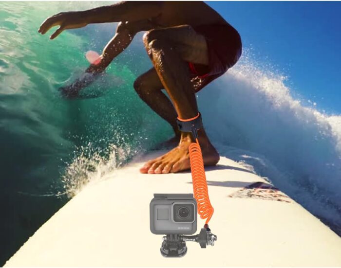 Action Camera Non-Slip Handler Floating Hand Grip Holder Mount + Steel-cored Safety Wrist Strap for GoPro Sony Insta360 Olympus Akaso Underwater Camcorder Diving Surfing Snorkeling Rafting Kayak Scuba - Image 7