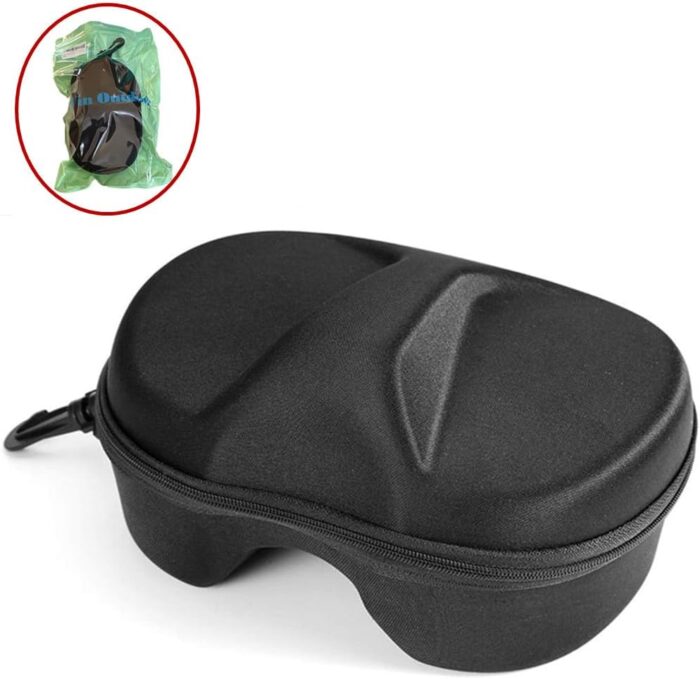 sailupxinyuan Diving Mask Case Portable Swimming Scuba Glasses Storage Box Protective Container Case (Black) - Image 2