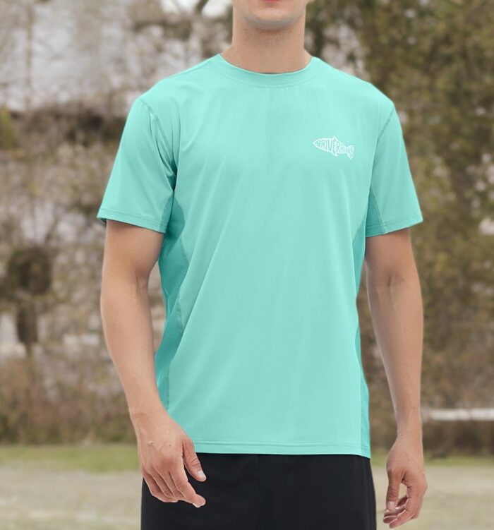 Riverruns Fishing T-Shirt Men’s UPF 50+ Sun Protection Fishing Shirt Short Sleeve Performance Tee #1006 - Image 7