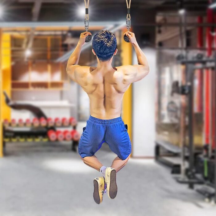 SELEWARE Pull Up Ball Grip, Non-Slip Rock Climbing Holds Pull Up Power Ball for Strength Training Attachment, Neutral Grip Pull Up Handles for Chin Up Bar, Kettlebell, Barbell Home Gym Workout - Image 8