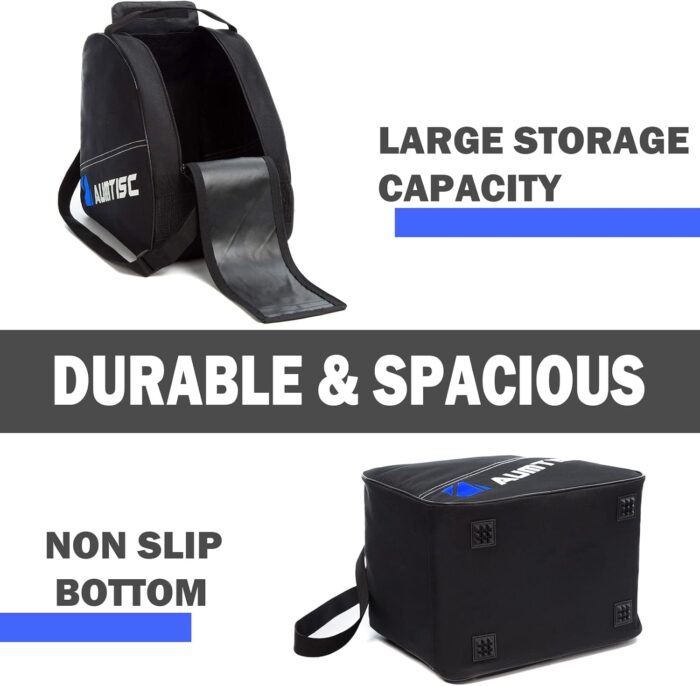 AUMTISC Ski Bag and Boot Bag Combo, Padded Ski Bags for Air Travel Flying, Adjustable Length for Skis Up to 200 cm and Boots Up to Size 13 - Image 6