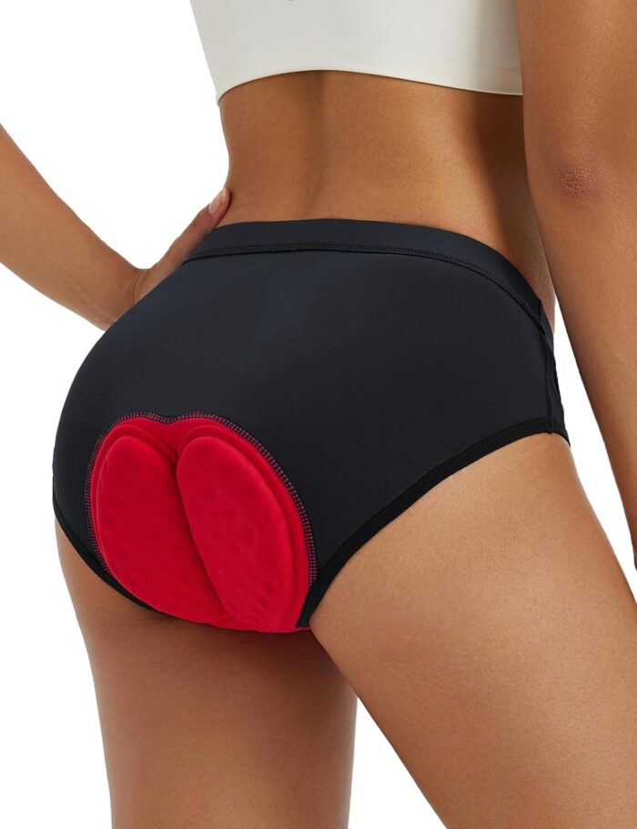baleaf Women's 4D Padded Bike Underwear Cycling Shorts Biking Bicycle MTB Briefs Gear Clothes Biker Padding