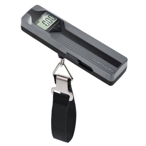 travel inspira Luggage Scale Battery-Free, Travel Essentials, Portable Handheld Suitcase Weight Scale for for Travel Accessories, 110lbs/50kg