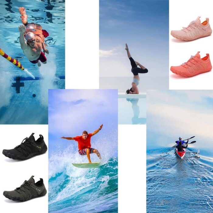Water Shoes Men Women Barefoot Shoes Outdoor for Beach Aqua Swim Pool River Water Quick Dry Boating Fishing Diving Surfing with Yoga Aerobics - Image 7