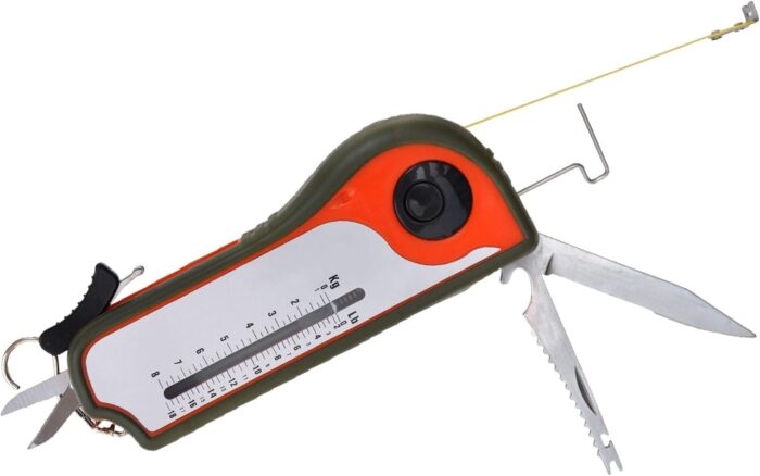 Fisherman Gift Tool Fishing Multitool - Hook Remover, Scale Scraper, Tape Measure, Bait Cutter, Flashlight, Knife, Scissors, Weight Scale, Bottle Opener, Gift Idea For Men Women Kids - Image 4