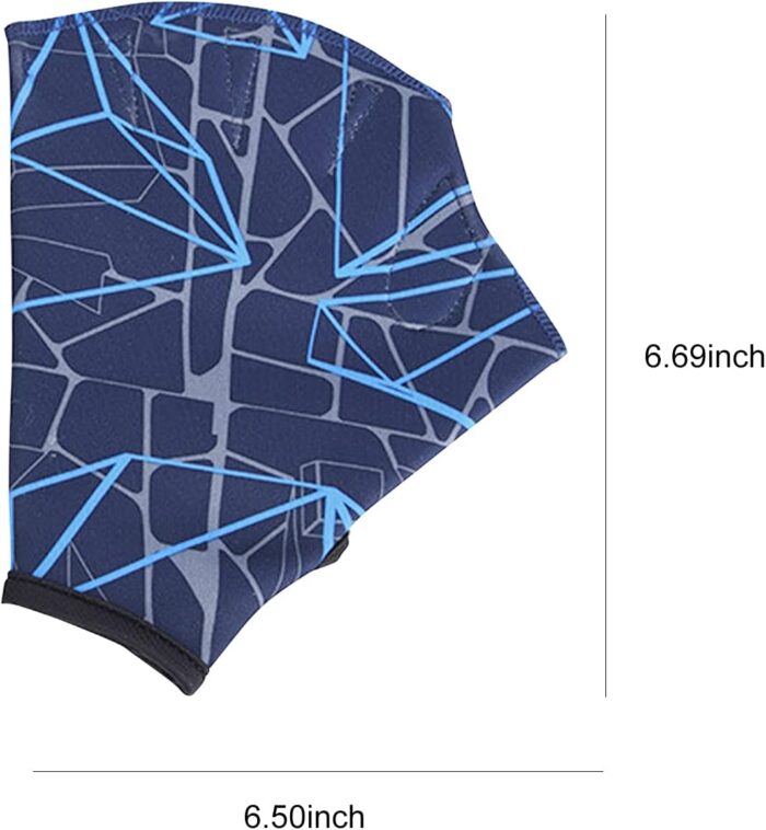 Nylon Swimming Gloves Aquatic Swimming Webbed Gloves Water Training Hand Webbed Hands Webbed Flippers Swim Gear Gloves Fit Aquatic Training Swim Costume Dive Hand Equipment - Image 7
