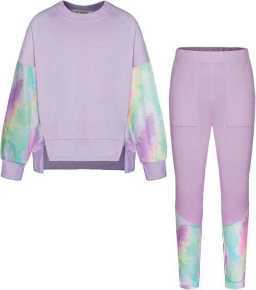 GRACE KARIN Girls Clothes Sweatshirt for Teen Girls Fashion Outfits Sweapants Leggings Tracksuit Clothing Set Size 5-14