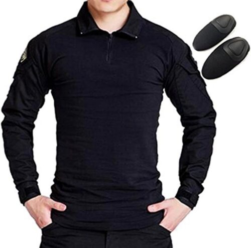 H World Shopping HANSTRONG Gear Tactical Hunting Military Long Sleeve Shirt with Elbow Pads