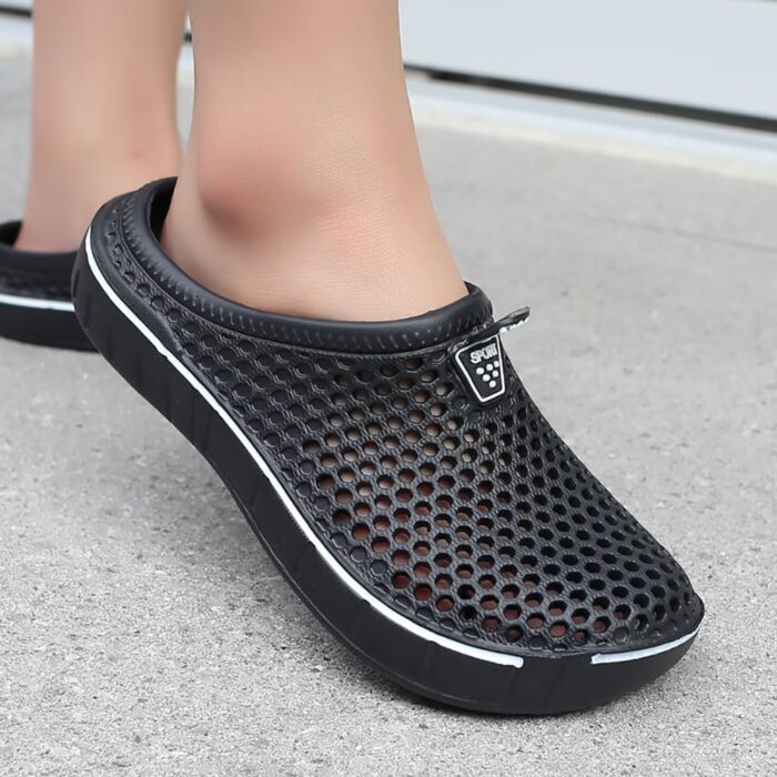 xsby Summer Breathable Mesh Sandals Beach Footwear Anti-Slip Garden Clog Shoes - Image 5