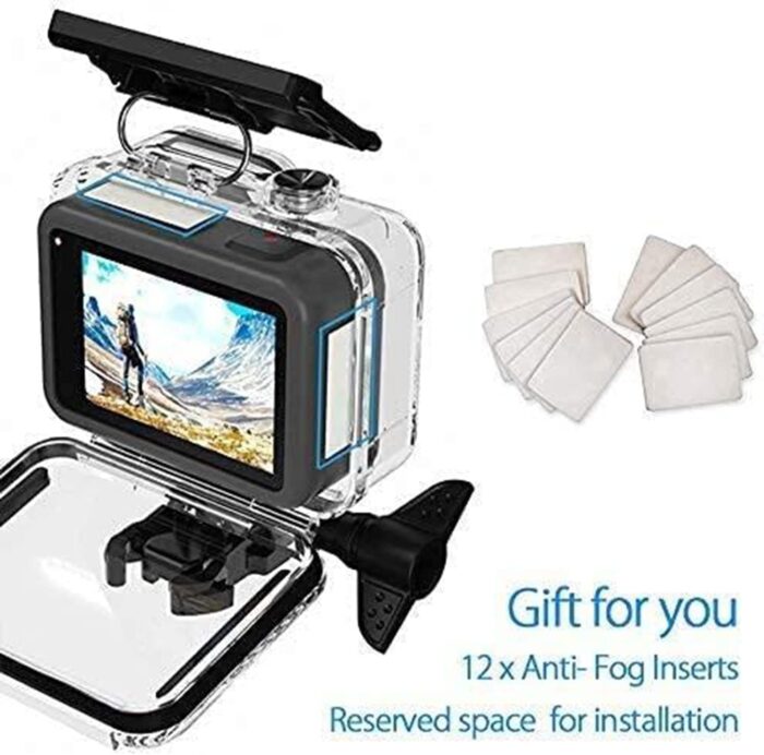 FitStill Underwater Waterproof Diving Housing for Go Pro Hero 13/12/11/10/9 Black,60M/196FT Protective Underwater Diving Housing Shell Accessories (Hero 13/12/11/10/9 Black) - Image 8