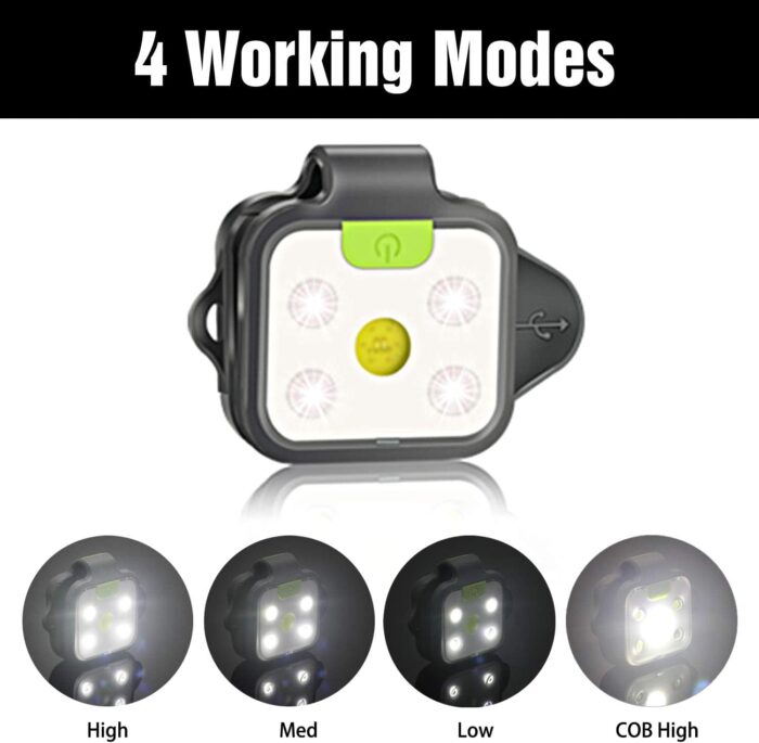 Outdoor Night Running Lights, 2Pack LED Running Lights for Runners with Rechargeable Battery for Camping, Hiking, Running, Jogging, Outdoor Adventure - Image 2