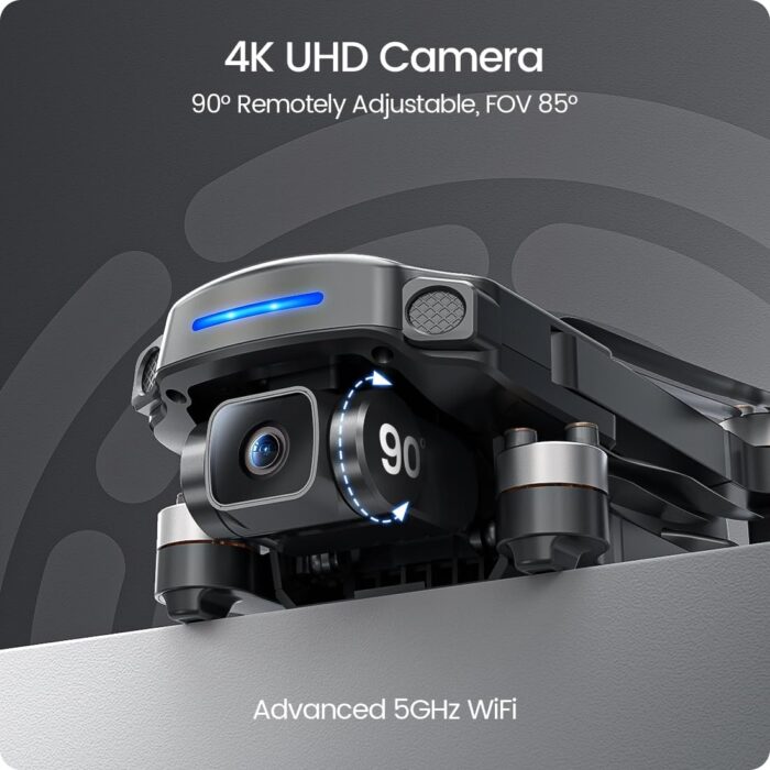 Holy Stone GPS Drone with 4K UHD Camera for Adults Beginner; HS360S 249g Foldable FPV RC Quadcopter with 10000 Feet Control Range, Brushless Motor, Follow Me, Smart Return Home, 5G Transmission - Image 2