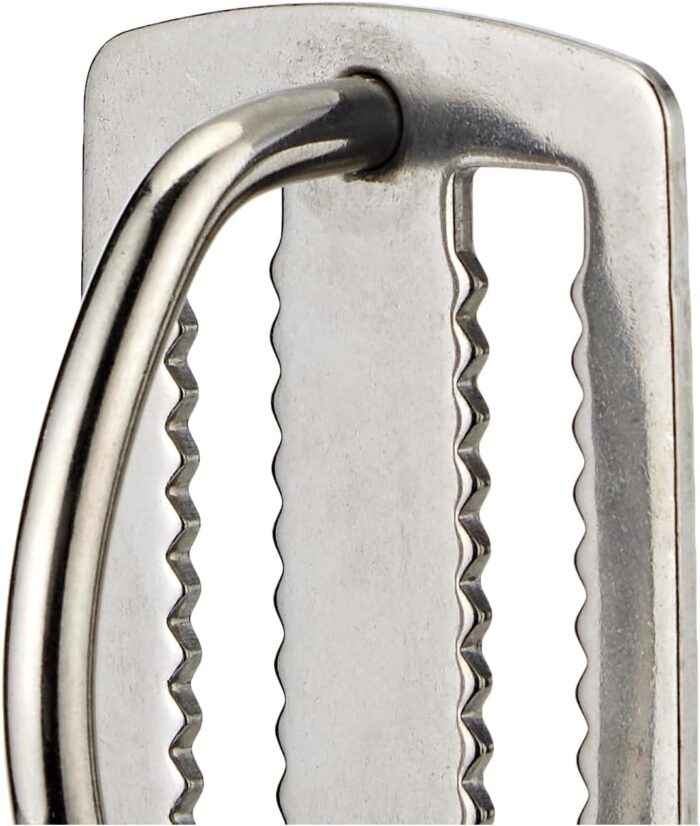 Scuba Choice Stainless Steel Weight Belt Keeper with D-Ring – Heavy Duty, Slip-Free, Prevents Accidental Release, Fits 2" Webbing, Ideal for Diving, Spearfishing, and Water Sports Accessories - Image 3