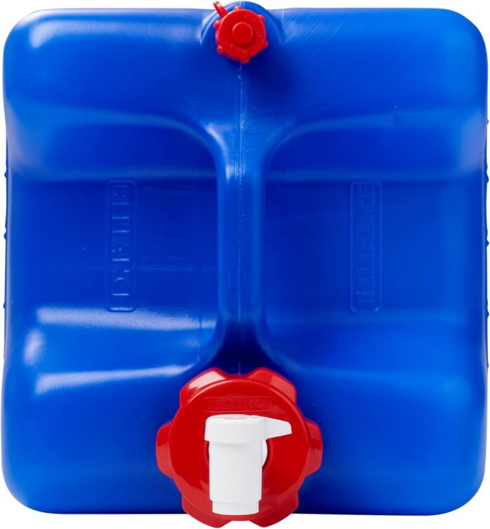 Reliance Products Aqua-Tainer 7 Gallon Rigid Water Container, Blue , 11.3 Inch x 11.0 Inch x 15.3 Inch - Image 2
