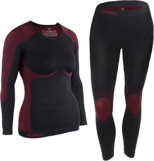 Functional Wear Thermal Underwear Woman Ski Breathable Warm Base Layer Cold Weather Set Long Johns Top Bottom