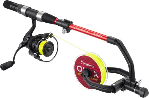 Piscifun Speed X Fishing Line Winder with Unwinding - Spooling Station for Spinning, Cast, and Spincast Reels