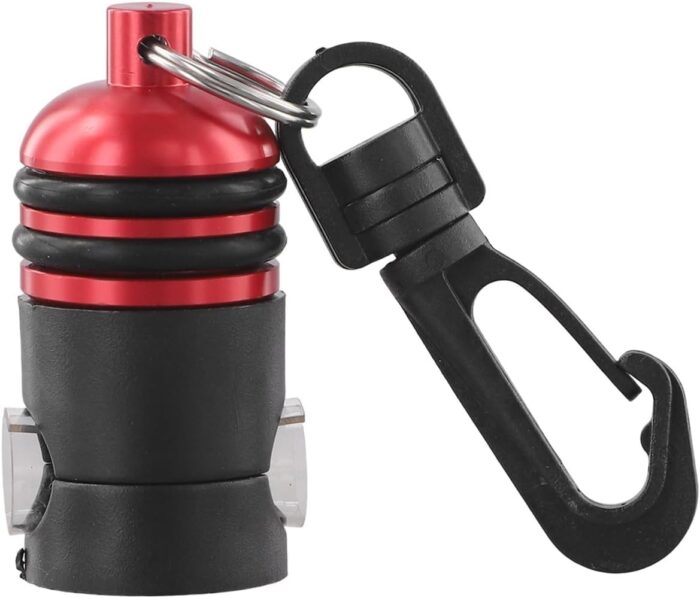 Diving Regulator Hose Holder, Magnetic Octopus Clip, Adjustable Quick Release Aluminum Attachment, Adjustable Scuba Regulator Hose Holder Octopus Clip Diving Equipment For Gauges Accessories(Red) - Image 5