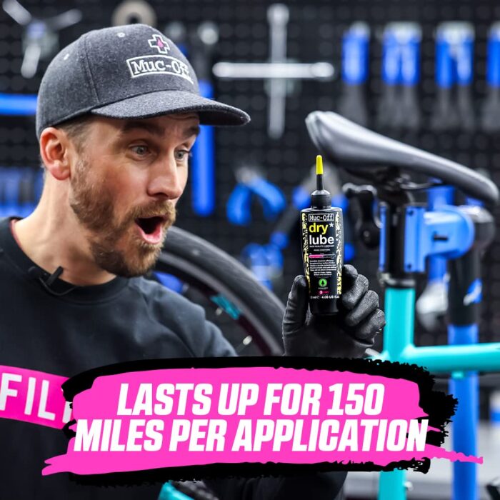 Muc-Off Dry Chain Lube, 4 fl oz - Bike Lube, Bike Chain Oil, Chain Wax for Dry Weather Conditions - Biodegradable Bike Lubricant and Bicycle Chain Oil - Image 2