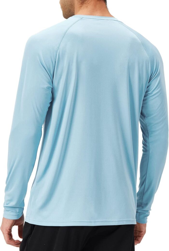 NAVISKIN Men's Rash Guard Shirts Swim Shirts UPF 50+ UV Sun Protection Long Sleeve Shirts Lightweight Quick Dry - Image 3