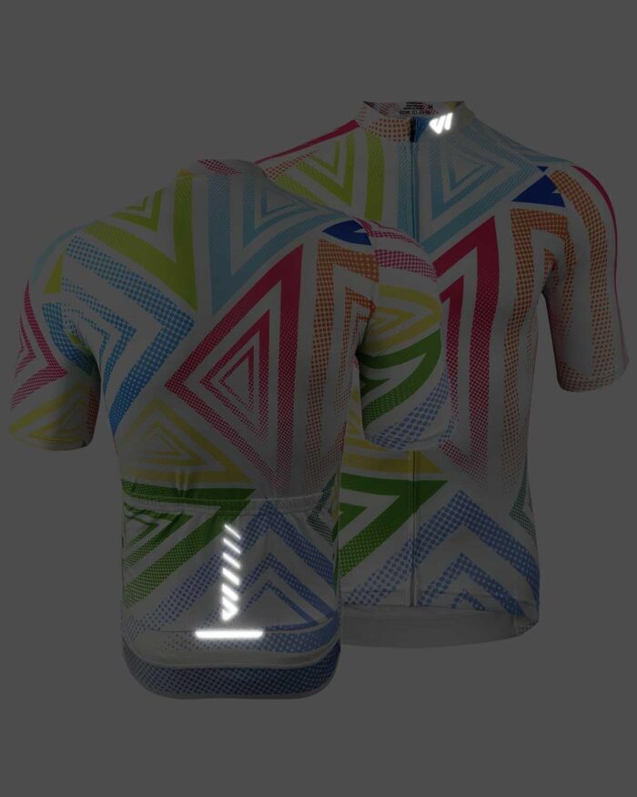 Wulibike Men's Cycling Jerseys Short Sleeve Bike Biking Shirts Full Zip with Pockets Road Bicycle Clothing - Image 6